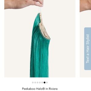 NWT Luxy Hair 16" Riviera Peekaboo Halo® Hair Extensions (70g)